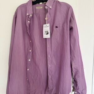 Burberry Men's Purple Shirt